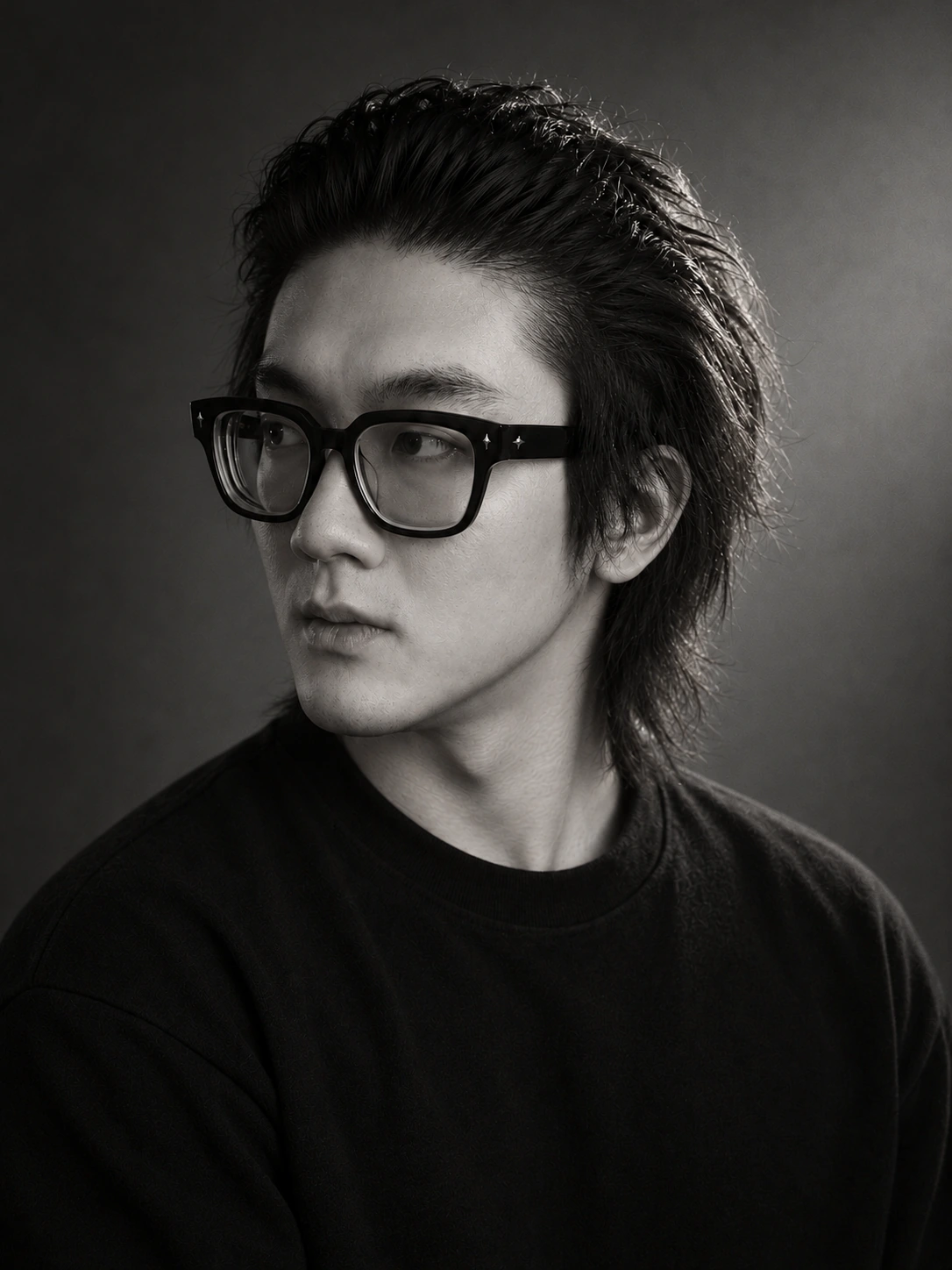 Three-quarter portrait of Zhendan Yin